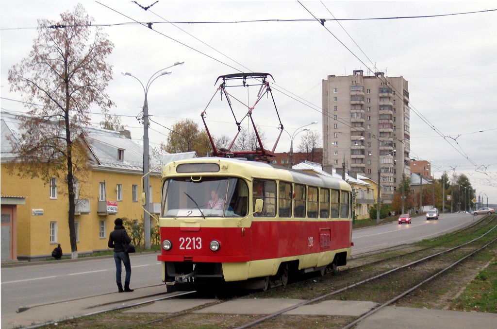 Ижевск, Tatra T3SU (двухдверная) № 2213