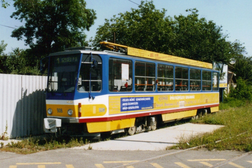 Szeged, Tatra T6A2 nr. 908