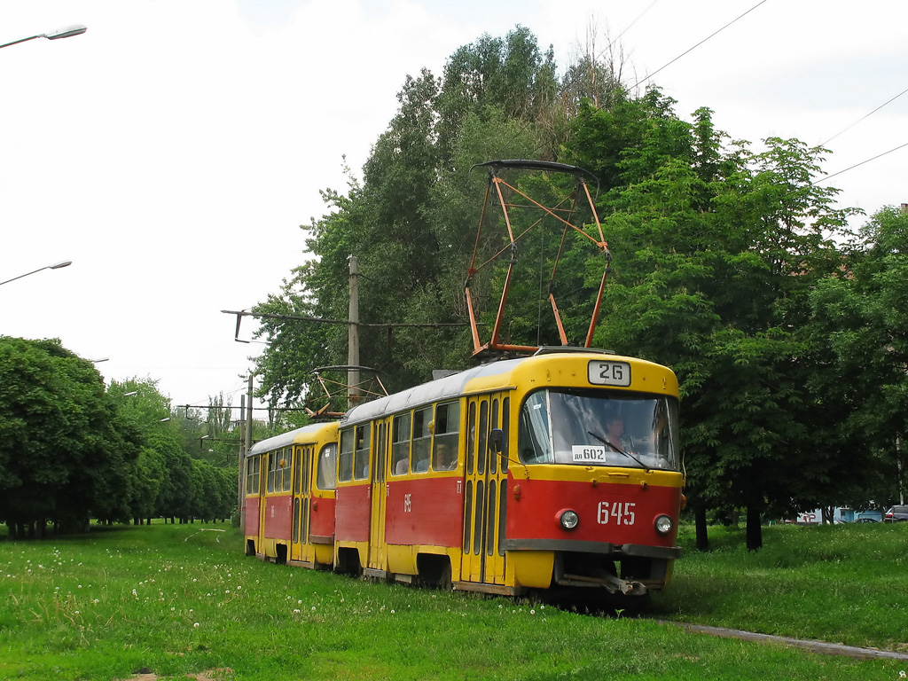 Харков, Tatra T3SU № 645