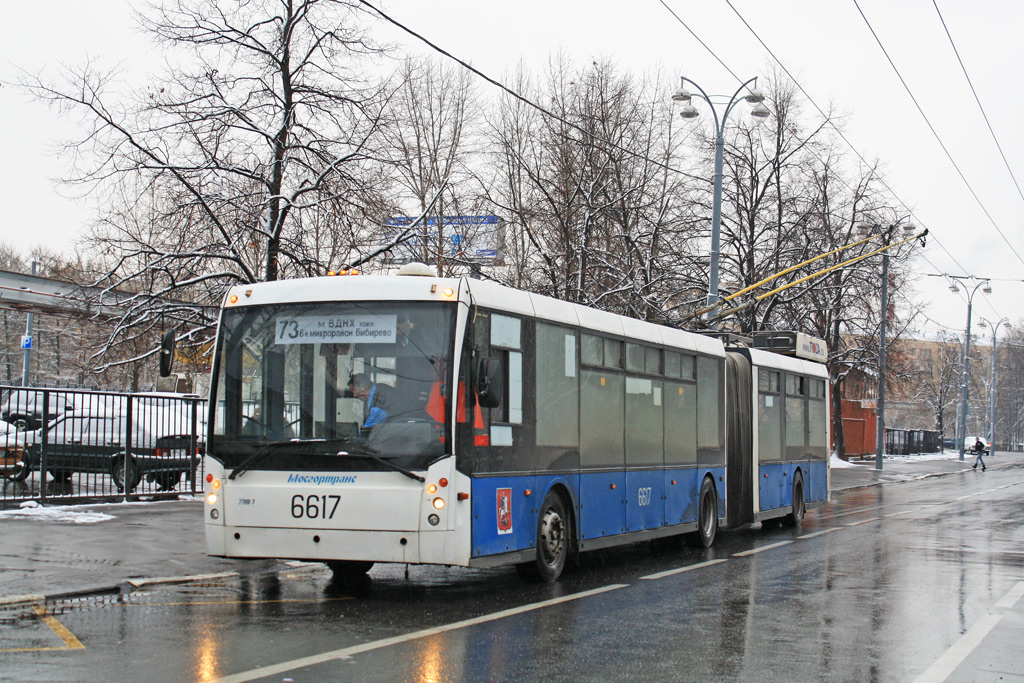 Москва, Тролза-6206.00 «Мегаполис» № 6617