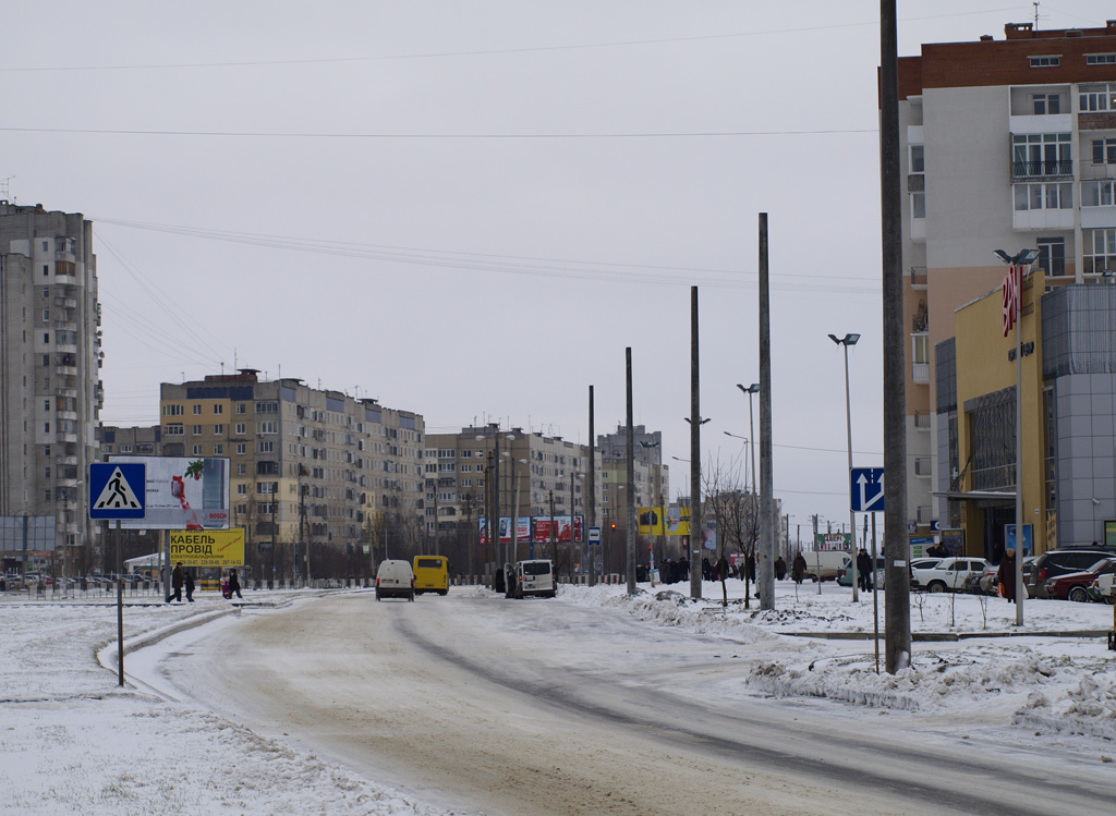 Ļviva — Building of trolleybus lines