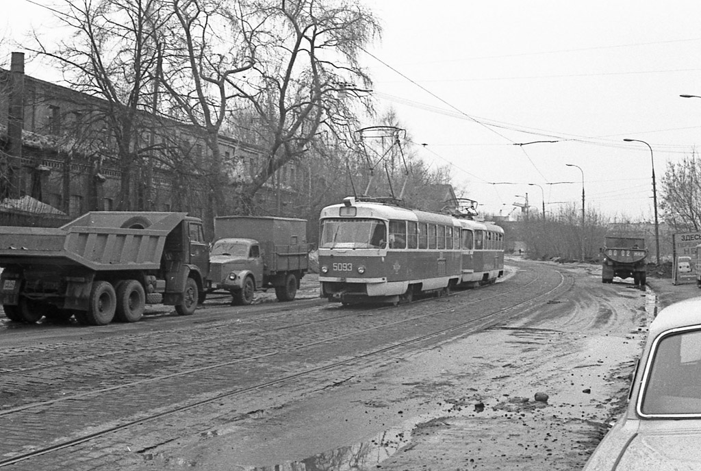 Москва, Tatra T3SU № 5093