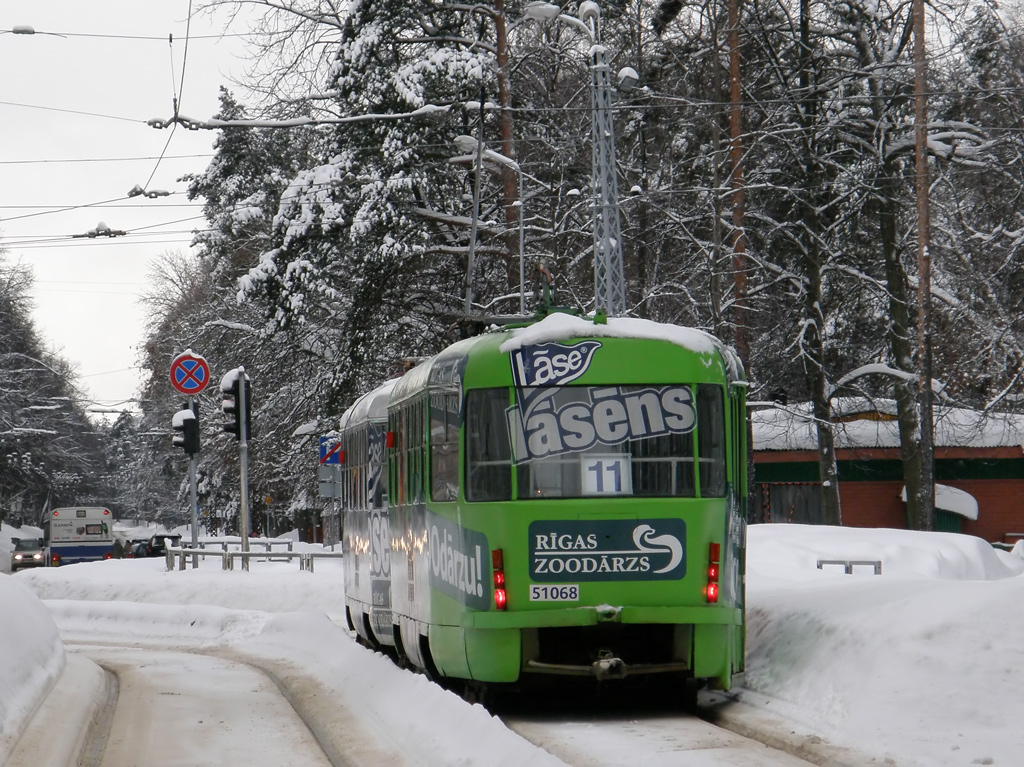 Riga, Tatra T3A — 51068