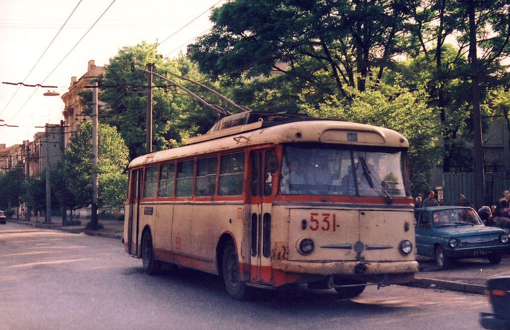 Dnipro, Škoda 9Tr20 № 531; Dnipro — Old photos: Shots by foreign photographers