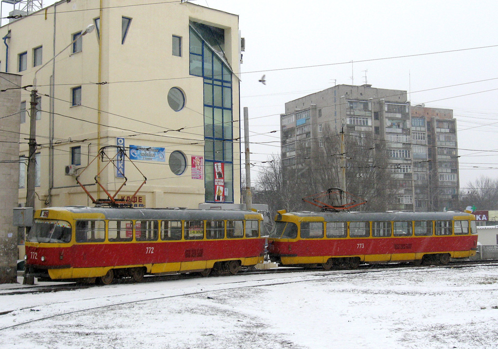 Харьков, Tatra T3SU № 772; Харьков, Tatra T3SU № 773