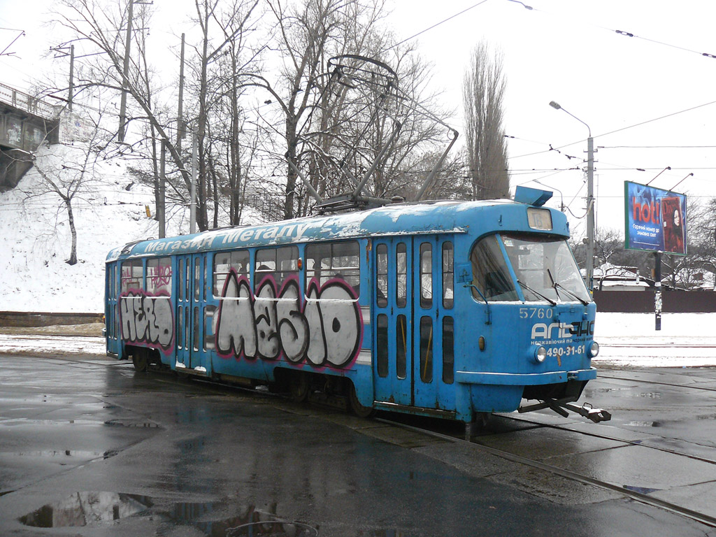 Киев, Tatra T3SU № 5760