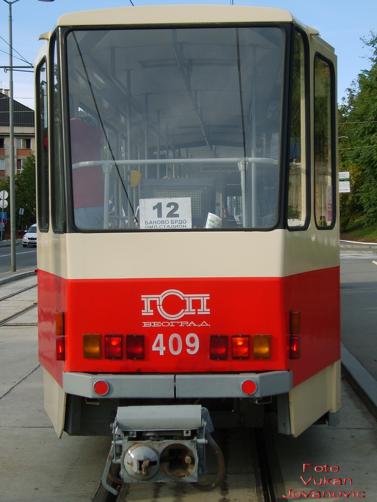 Belgrade, Tatra KT4M-YUB N°. 409