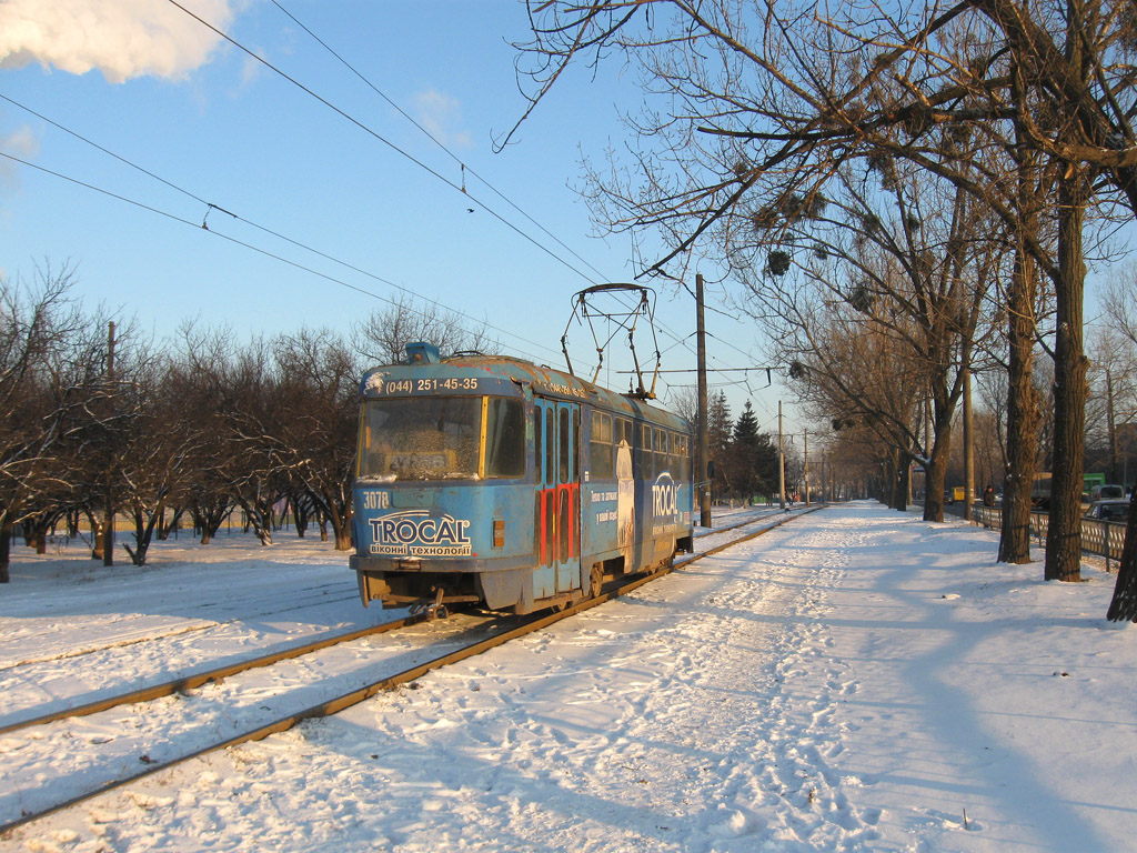 哈爾科夫, Tatra T3SU (2-door) # 3078