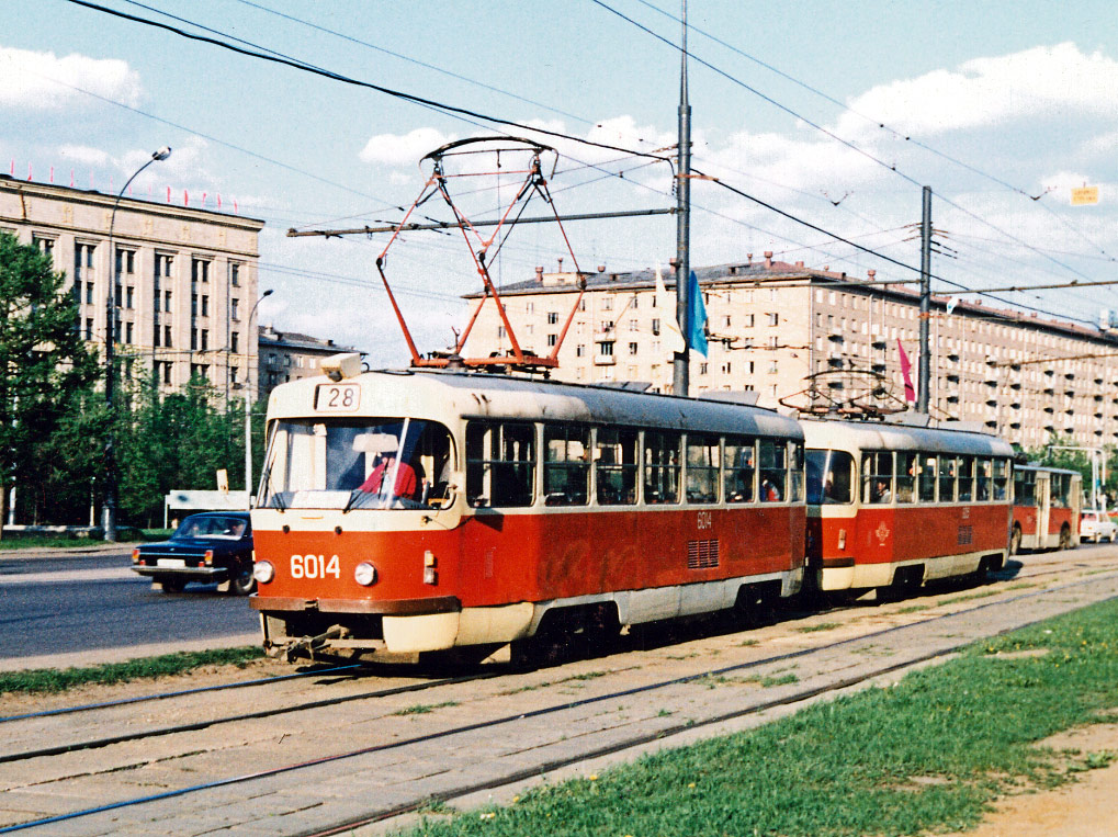 Москва, Tatra T3SU № 6014