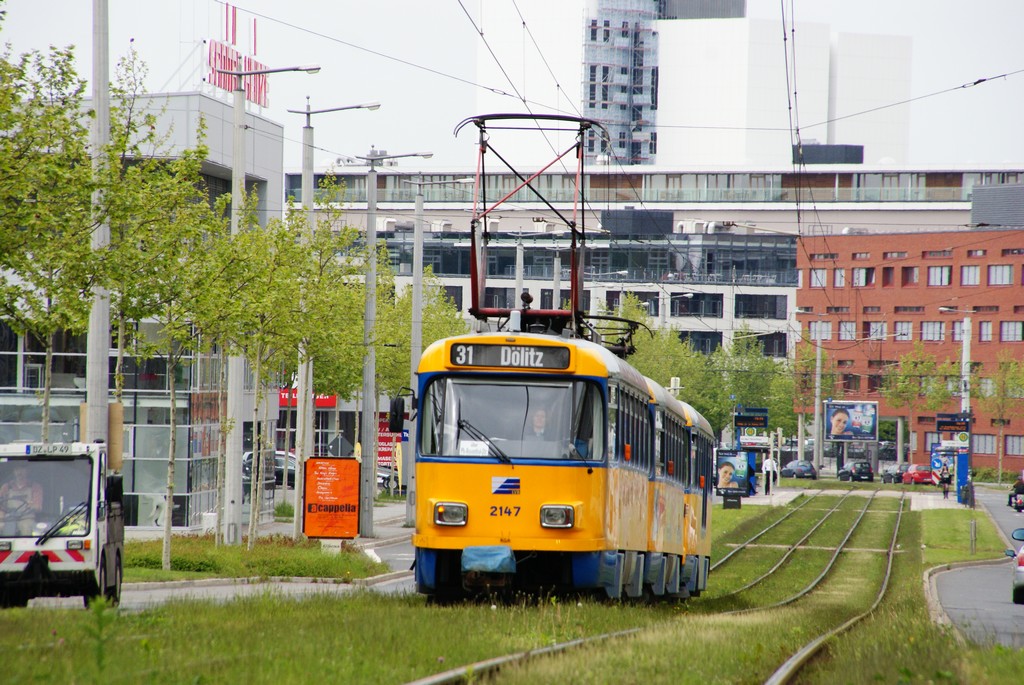 Leipzig, Tatra T4D-M1 č. 2147