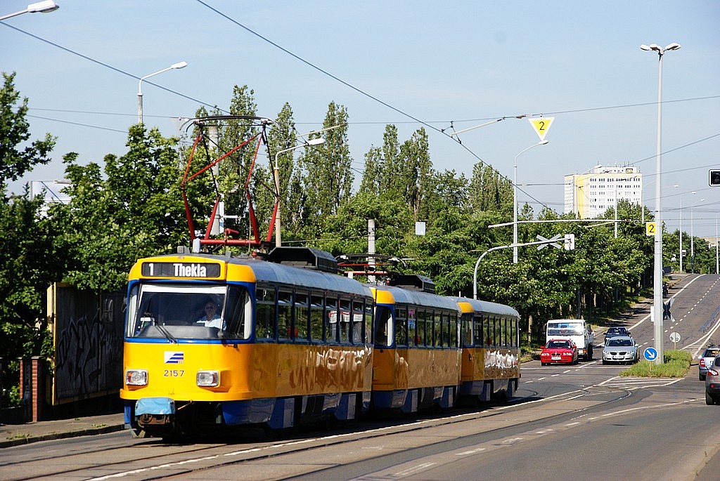 Leipzig, Tatra T4D-M1 č. 2157