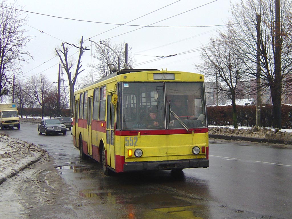 Lviv, Škoda 14Tr89/6 č. 552