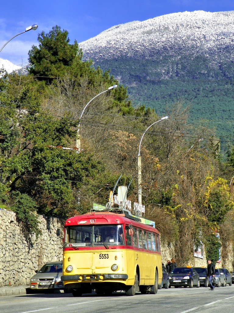 Крымский троллейбус, Škoda 9Tr21 № 5553