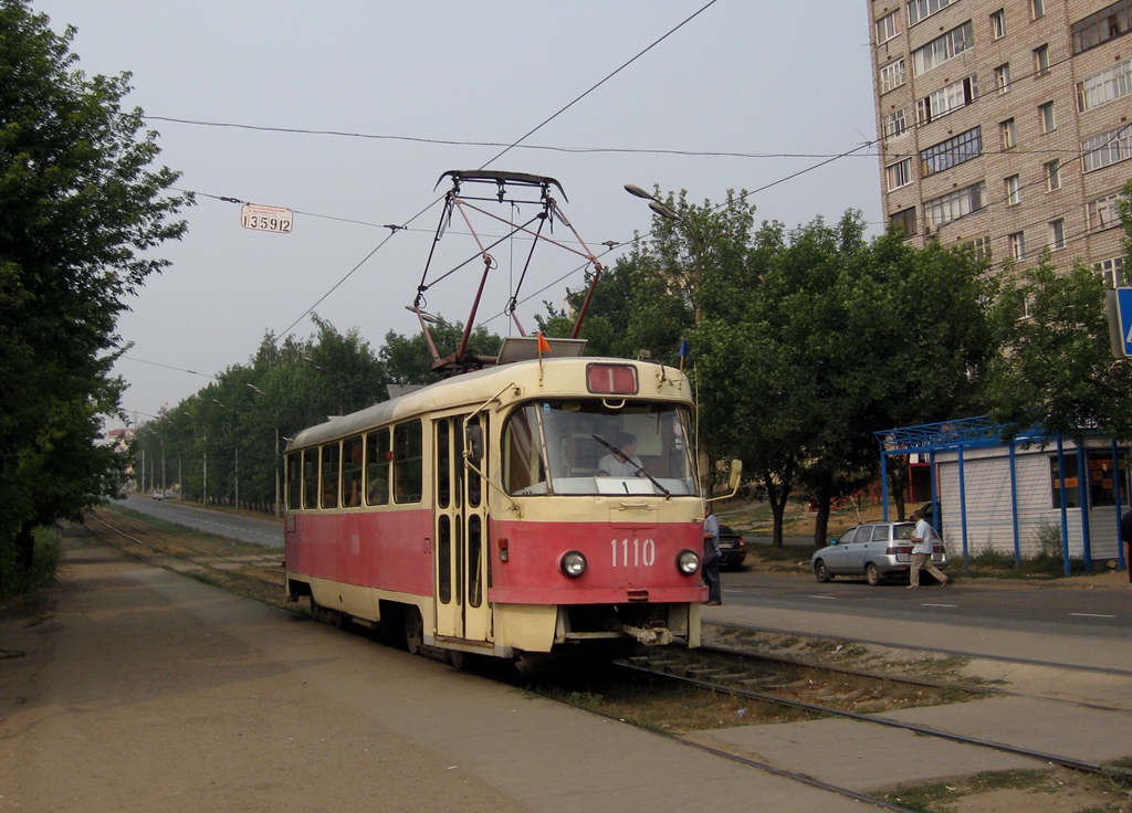 Ижевск, Tatra T3SU (двухдверная) № 1110