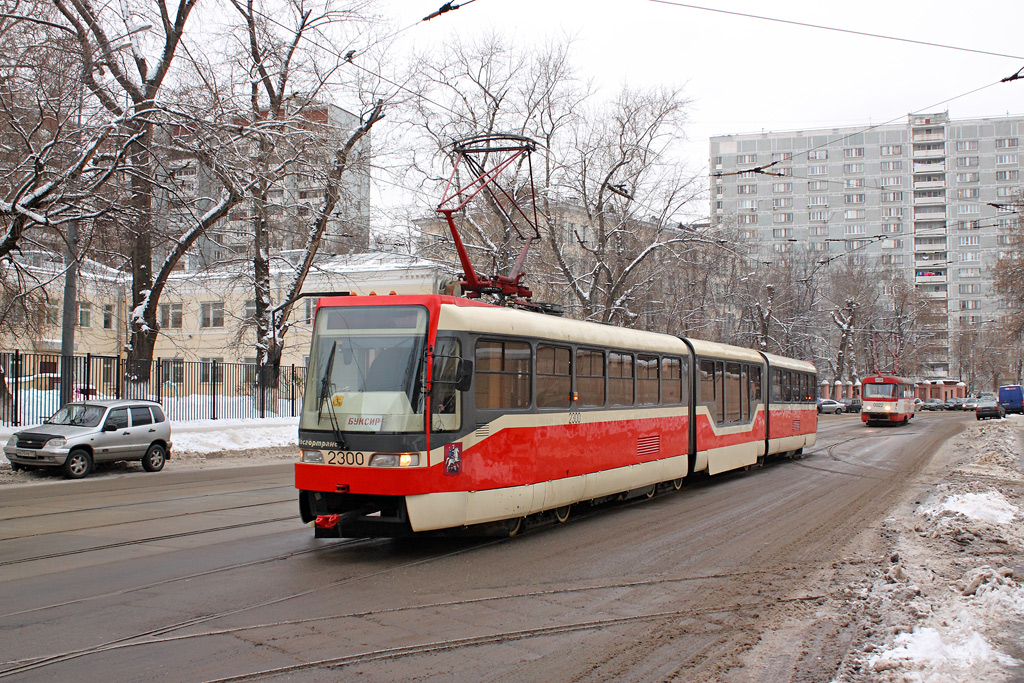 Moscow, Tatra KT3R № 2300