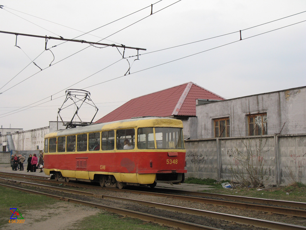 Киев, Tatra T3SU (двухдверная) № 5348