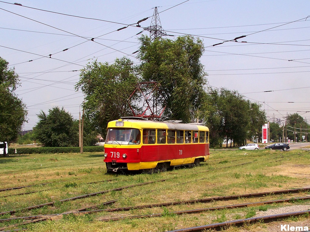 Запорожье, Tatra T3SU (двухдверная) № 719