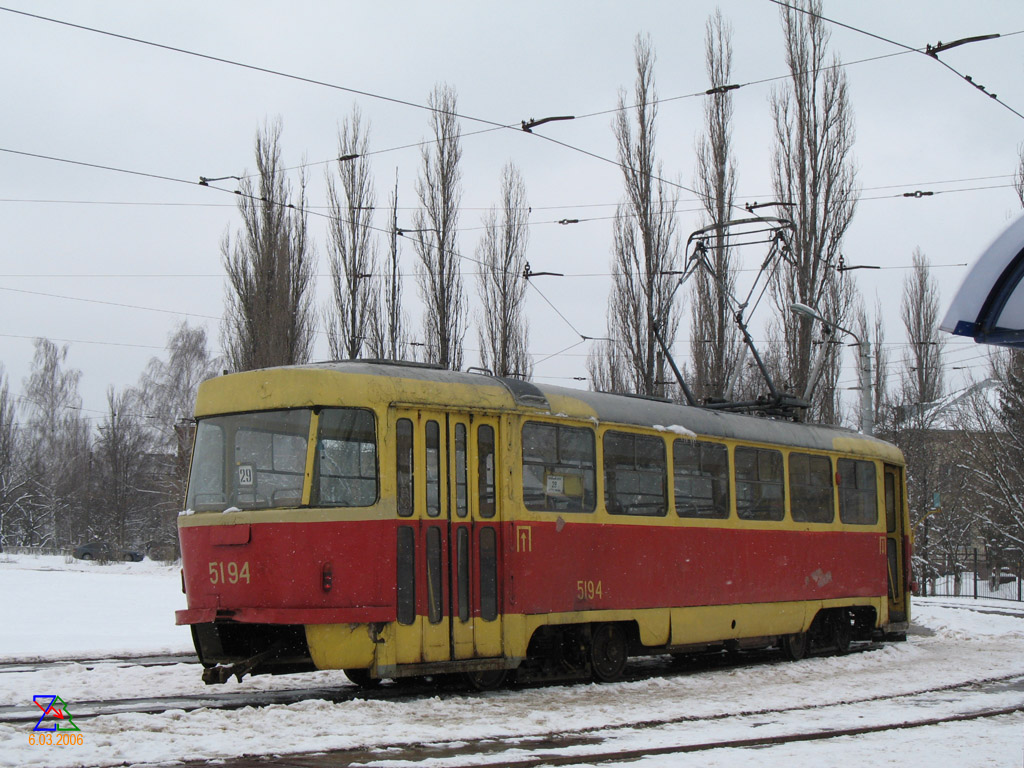 Кіеў, Tatra T3SU (двухдверная) № 5194