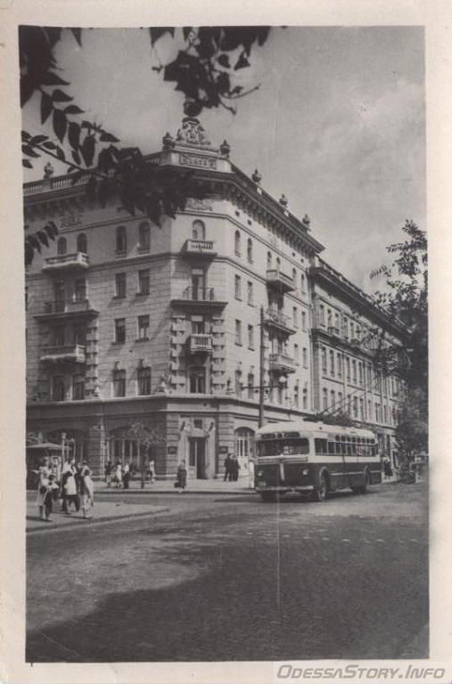 Odessa — Old Photos: Trolleybus
