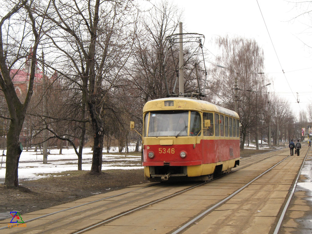 Kiev, Tatra T3SU (2-door) N°. 5346