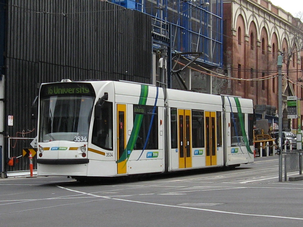 Melbourne, Siemens Combino D1 Class č. 3534