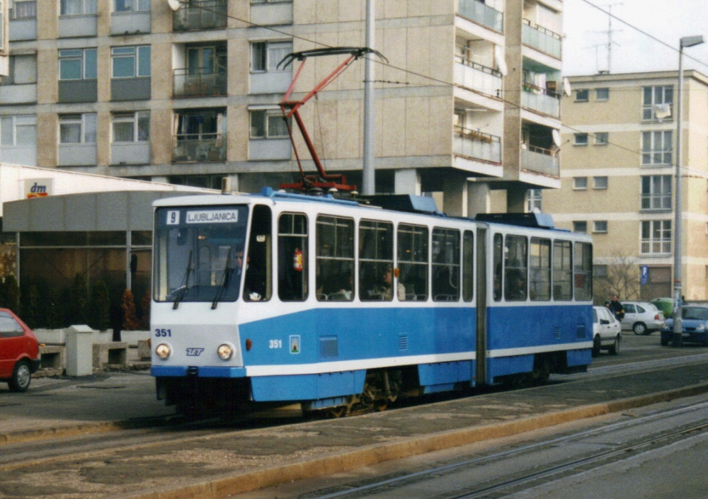 Загреб, Tatra KT4YUt № 351