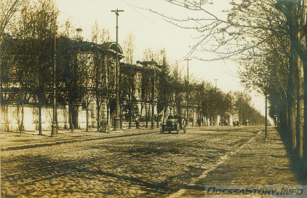 Odesa — Old Photos: Tramway; Odesa — Tramway Lines: Center