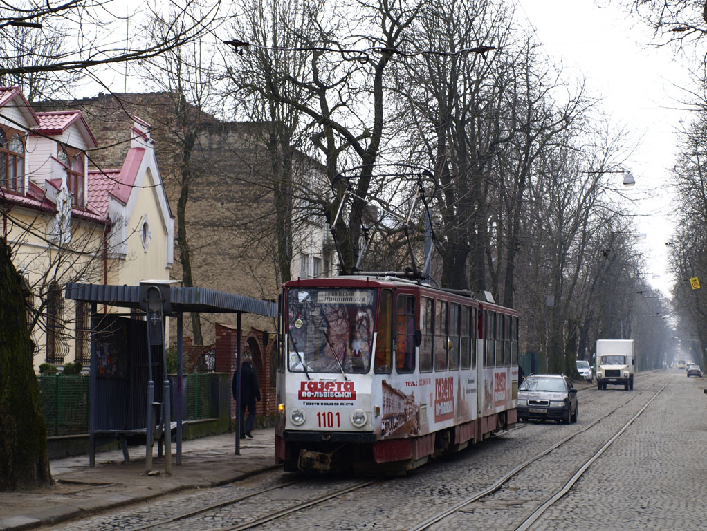 Львов, Tatra KT4SU № 1101