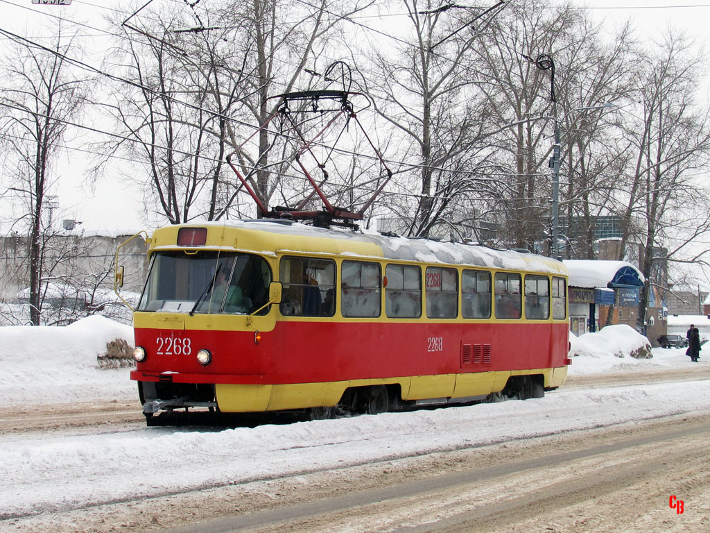 Ижевск, Tatra T3SU (двухдверная) № 2268