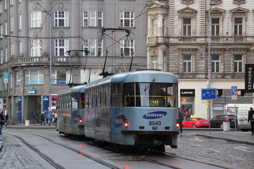 Prague, Tatra T3R.P № 8543