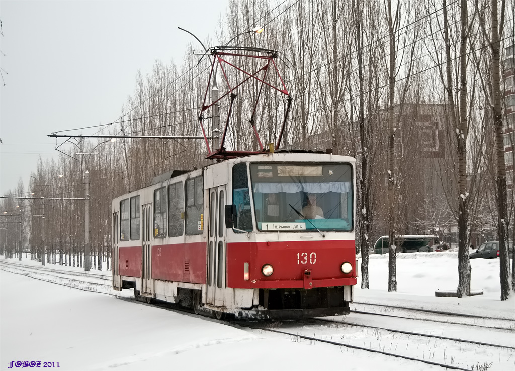 Липецк, Tatra T6B5SU № 130