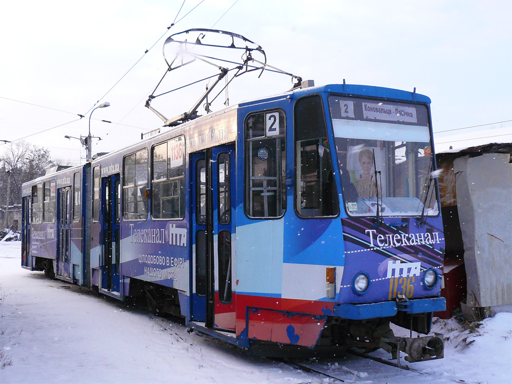 Lviv, Tatra KT4SU № 1136