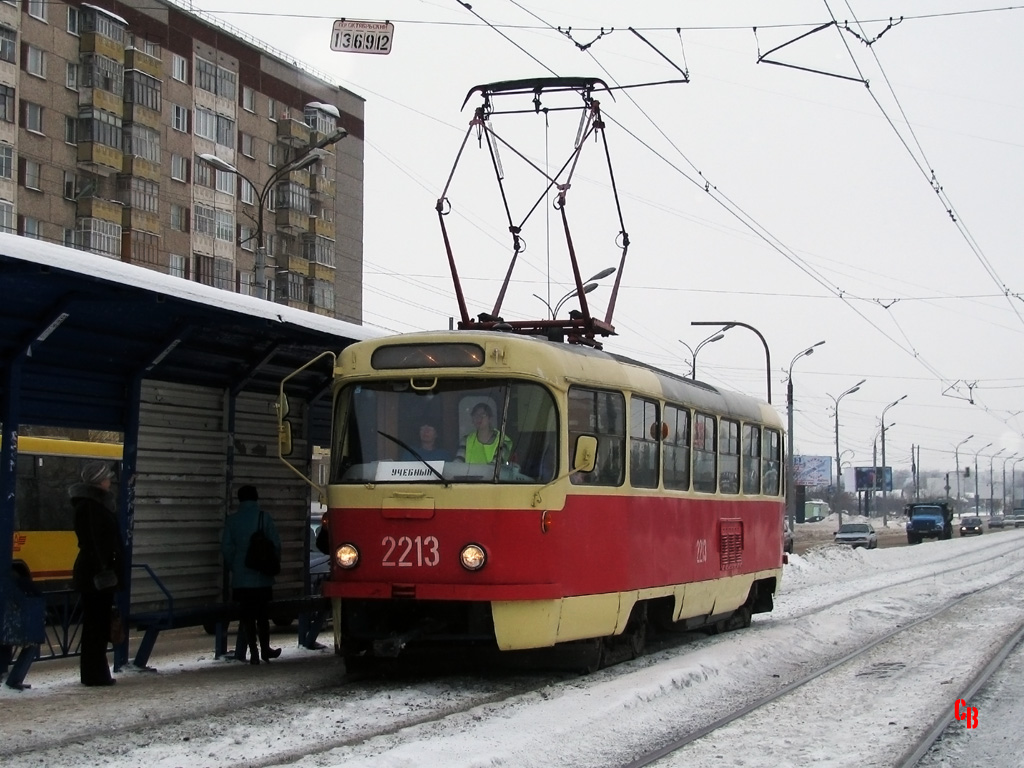 Ижевск, Tatra T3SU (двухдверная) № 2213