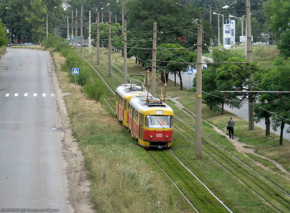 Харьков, Tatra T3SU № 585