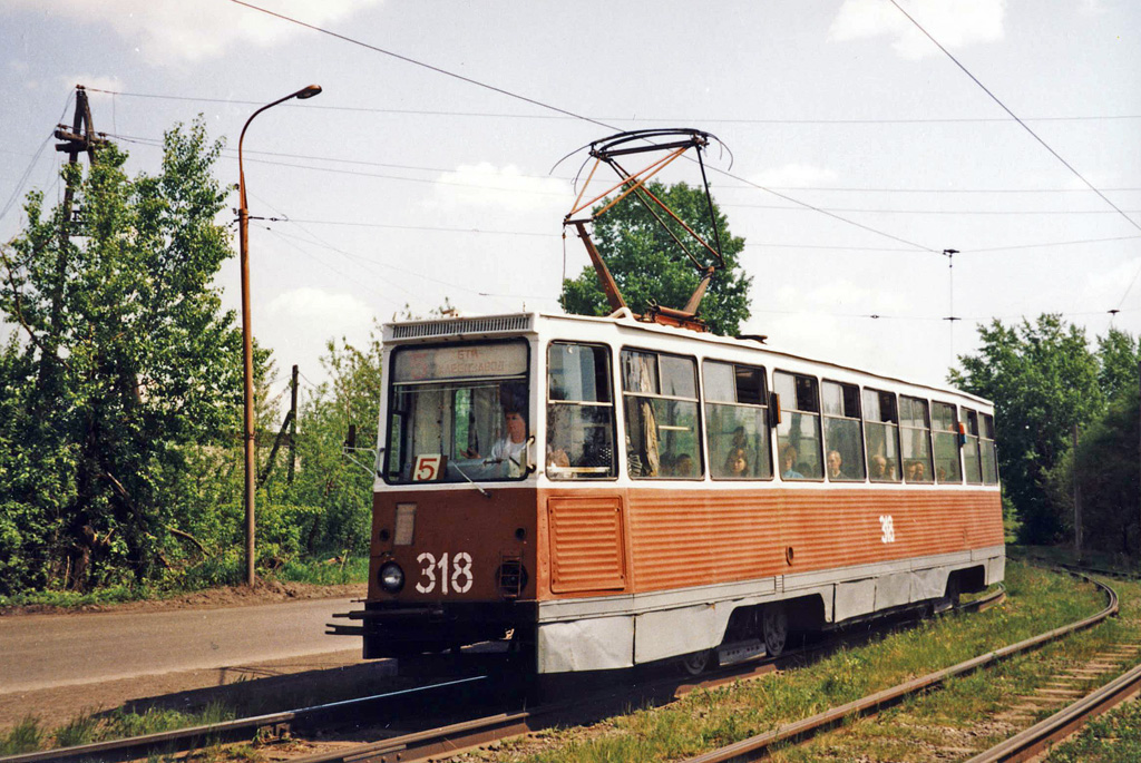 Prokopjewsk, 71-605 (KTM-5M3) Nr. 318; Prokopjewsk — Closed line at the Bakery