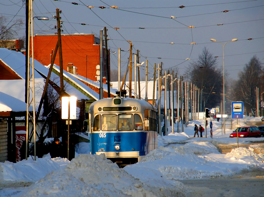 Daugavpils, RVZ-6M2 č. 065; Daugavpils — Tramway Lines and Infrastructure