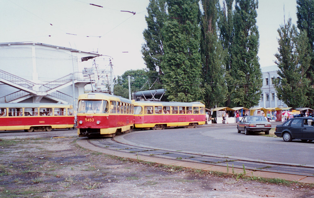 Kiova, Tatra T3SU # 5453; Kiova, Tatra T3SU # 5955