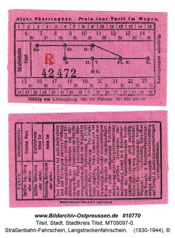 Sovetsk — Tickets