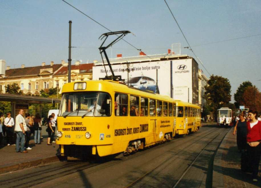Zágráb, Tatra T4YU — 416