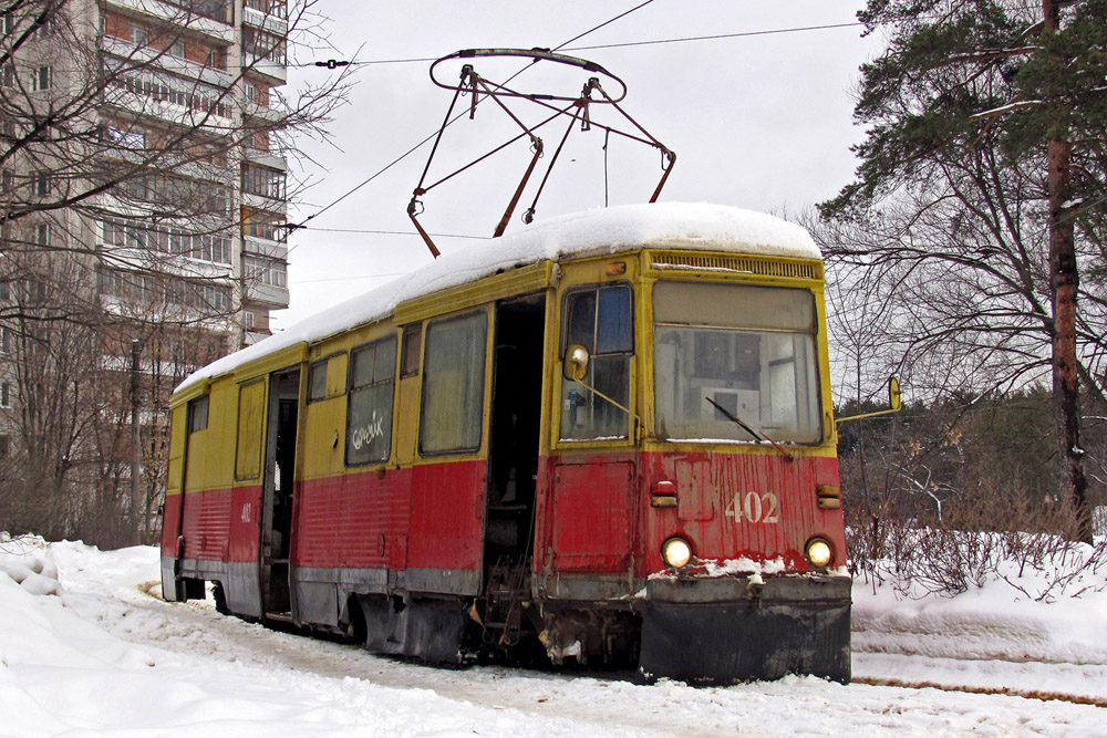 Цвер, ВТК-24 № 402; Цвер — Служебные трамваи и специальная техника