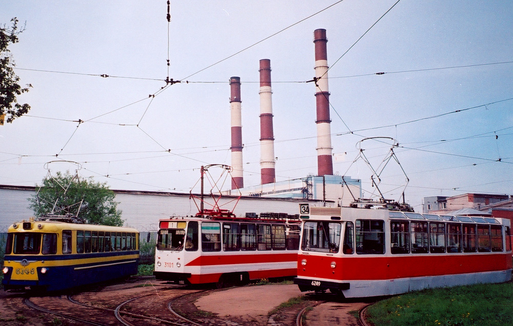 Saint-Petersburg, LM-57 № 5148; Saint-Petersburg, 71-147K (LVS-97K) № 3101; Saint-Petersburg, LM-68 № 6249