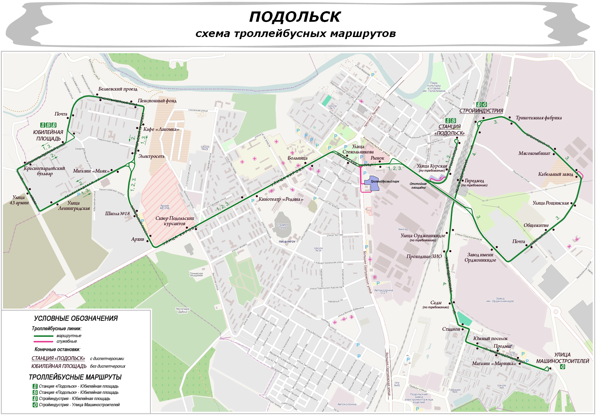 Podolsk — Maps