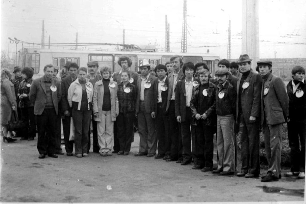 Бишкек — Работники электротранспорта; Бишкек — Старые фотографии