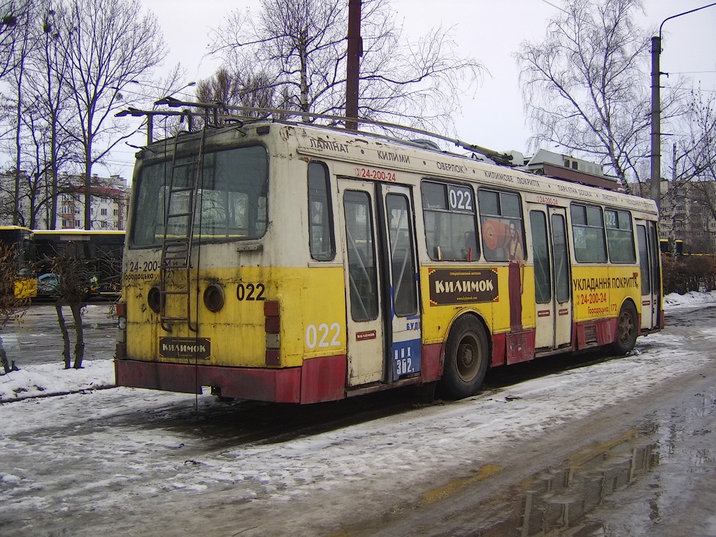 Львов, ЛАЗ-52522 № 022