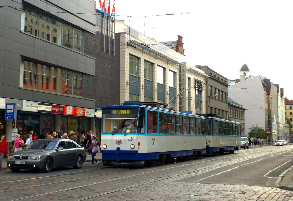 Riga, Tatra Т3MR (T6B5-R) N°. 3-529