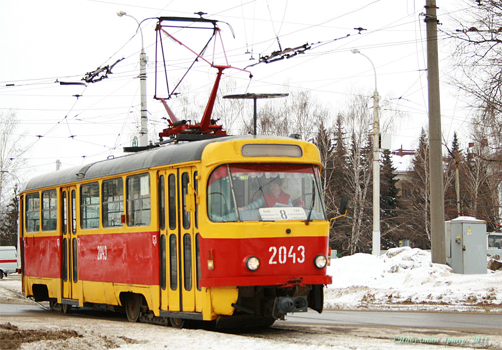 Уфа, Tatra T3D № 2043