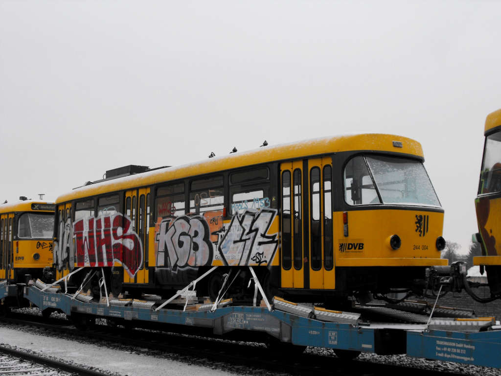 Дрезден, Tatra TB4D № 244 004; Дрезден — Отправка трамваев Tatra в Восточную Европу