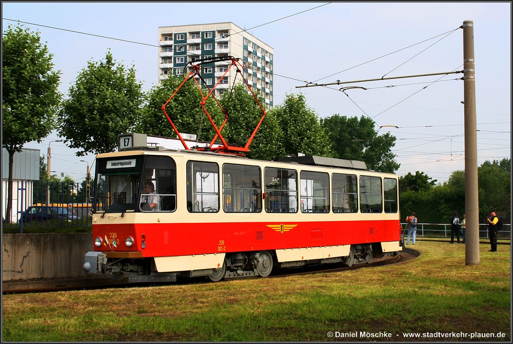 Dresden, Tatra T6A2 # 226 001 (201 316); Dresden — Official farewell of the Tatra trams (29.05.2010)