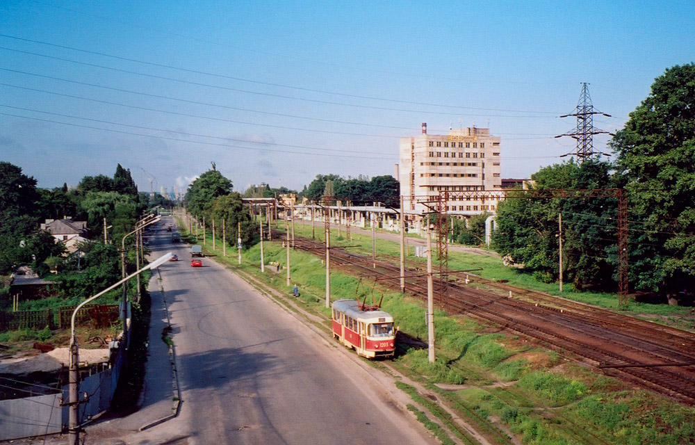 Днепр, Tatra T3SU № 1203; Днепр — Трамвайные сети — Левобережная часть