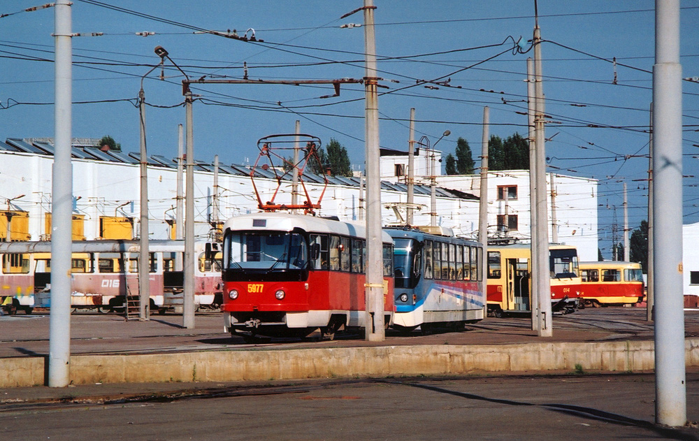 Киев, Tatra T3P № 5977; Киев, К1 № б/н